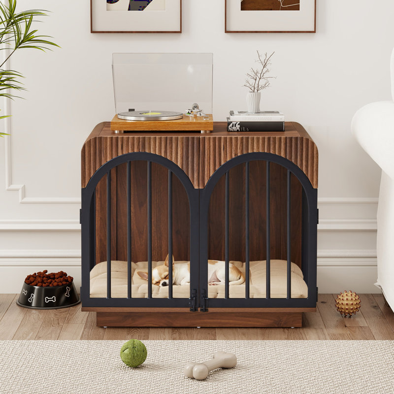 Chien robuste en métal de style mobilier
 Caisse, 25.82" H x 21.61" W x 31.49" D