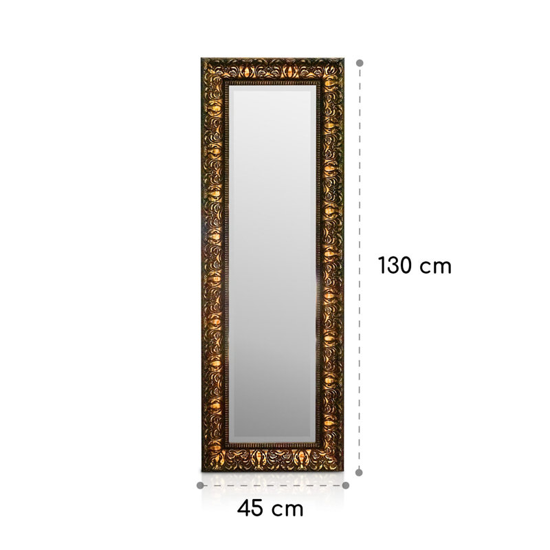 Solid Wood Rectangle Wall Mirror