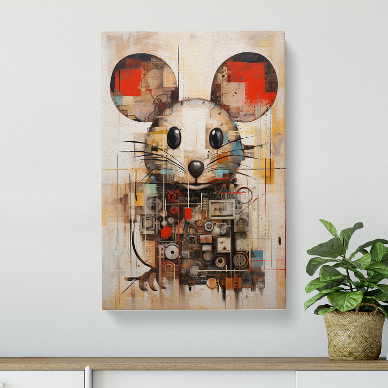 Mouse Constructivism No.2 - No Frame Print, 76cm H x 50cm W x 3cm D