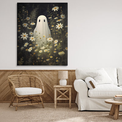 Toile Daisy Field Ghost, design par LSR Design Studio