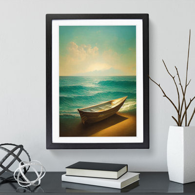 Boat on the Beach - Wall Art