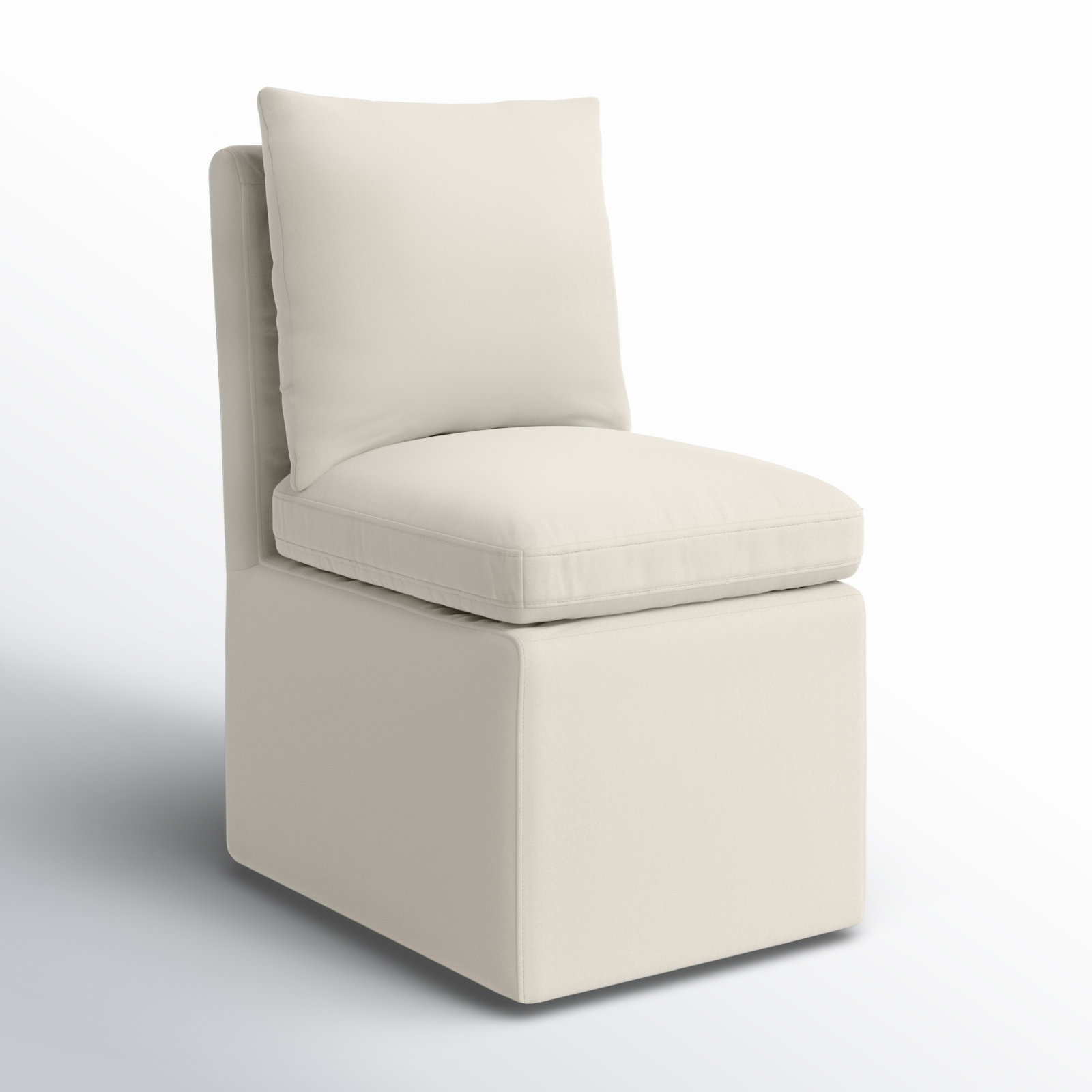 Alayaa Linen Side Chair, Bella Beach Performance Velvet