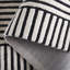 Tapis ivoire / noir en laine / coton touffeté à la main Elsbeth-1347747498