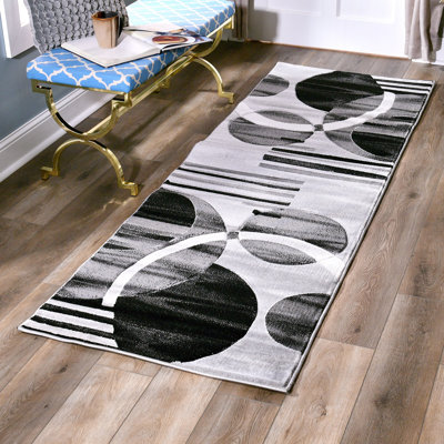 Tapis gris / noir Adonia