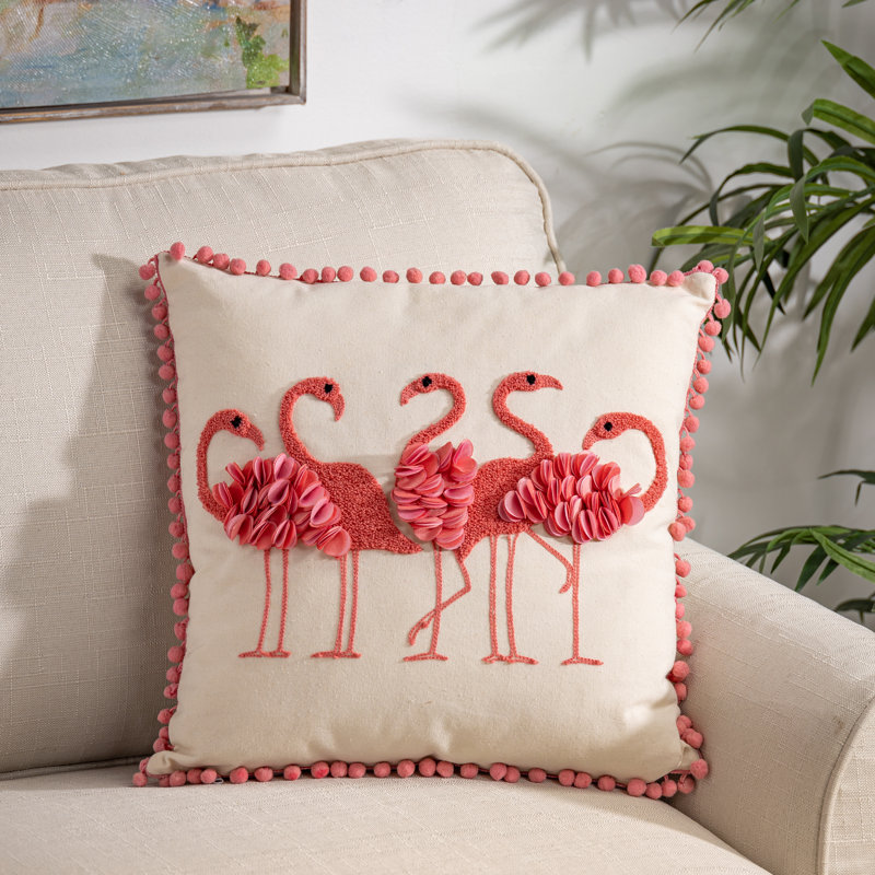 Margareta Pom-poms Throw Pillow