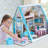 Delta Children Ski Chalet A-Frame Dollhouse  - Includes 15 Accessories - Fits 12-Inch Dolls - Pretend Play For Ages 3+