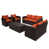 Orange/Dark Brown