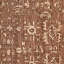 Hand Knotted Wool Area Rug in Paolo Rust-1292383390