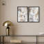 Ensemble de décoration murale abstraite « Winged Enigma Duet » sur toile par Art Remedy, cadre noir, 10 x 15-517339265-517339280