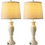 Ensemble de 2 lampes de table Farmhouse Touch avec ports de charge USB, éclairage DEL à intensité variable à 3 voies, comprend des ampoules pour le salon, la chambre à coucher ou le bureau