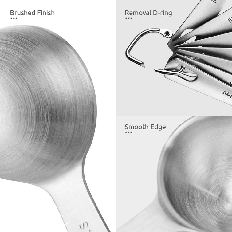 Endurance Long Measuring Spoons - Stainless Steel – The Seasoned
