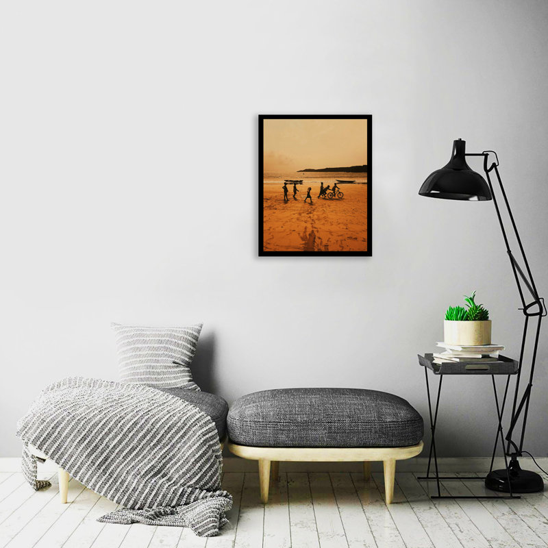 Good Black Art "Whimsical Camaraderie" par Daniel Okon | , Reproduction de photo encadrée en bois massif | Édition limitée