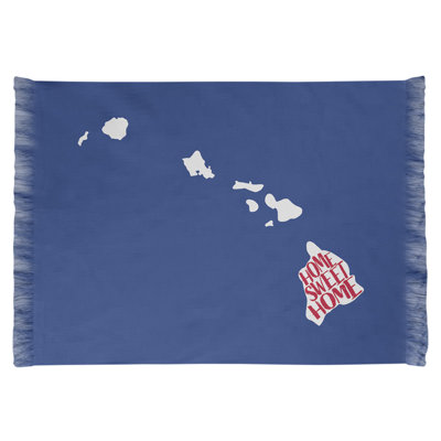 Tapis à la maison mauve/rouge hawaii