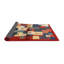 Tapis beige/brun/gris contemporain-1353157959