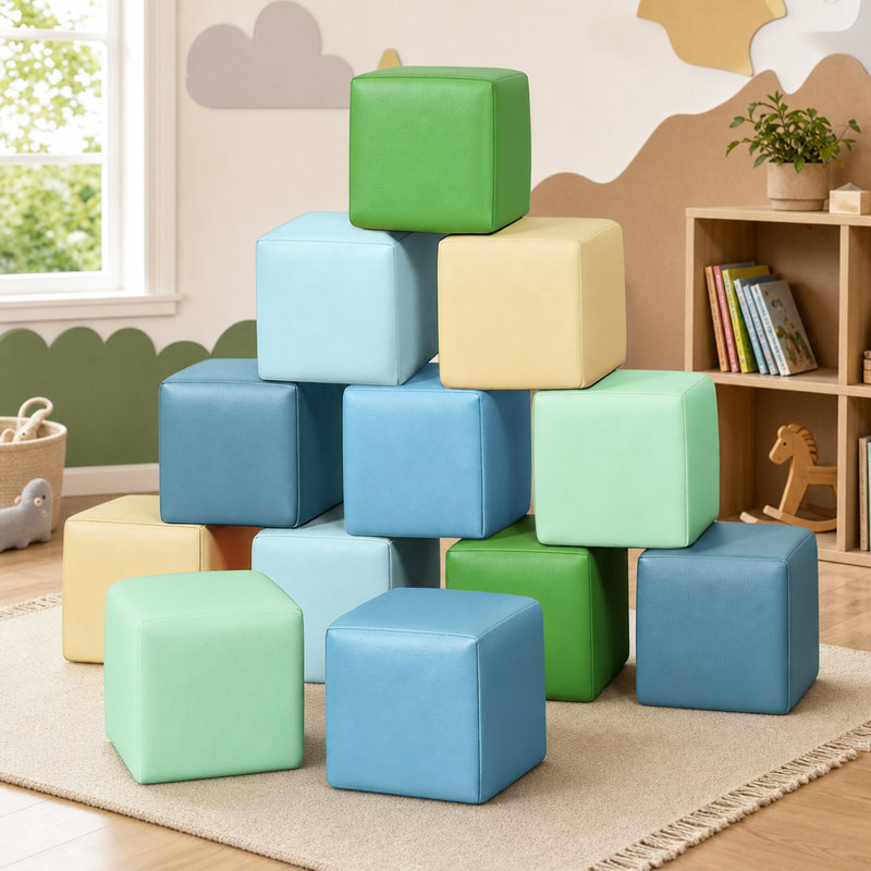 12 blocs de construction en mousse pour enfants, blocs de construction en mousse, jouets de construction pour tout-petits