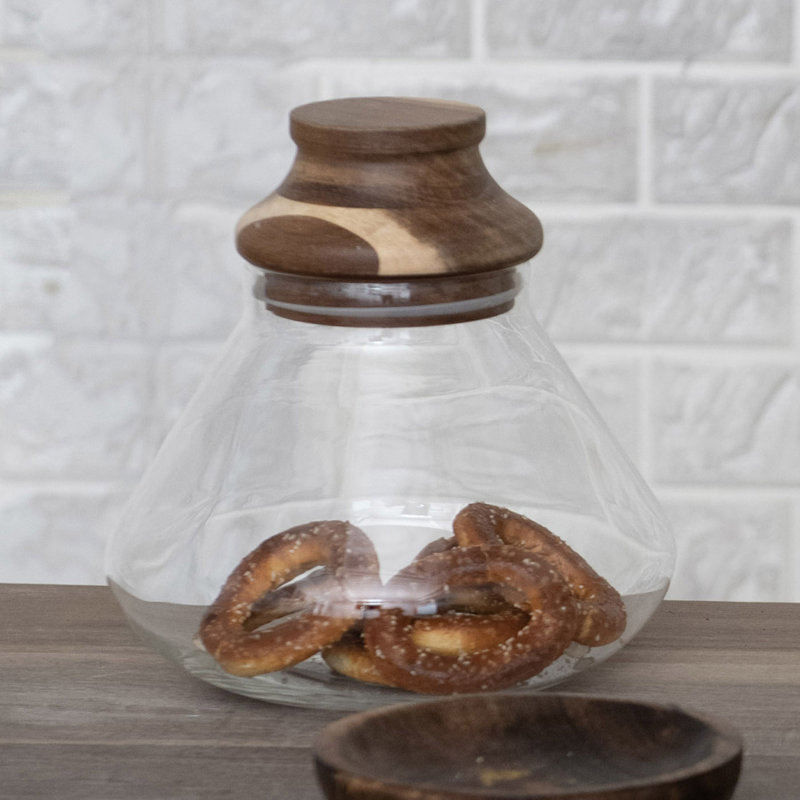 Pot de rangement en verre
