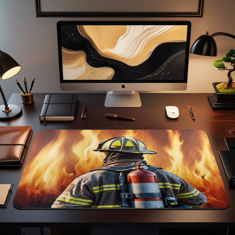 Polyester Desk Pad, 14.4x12.1