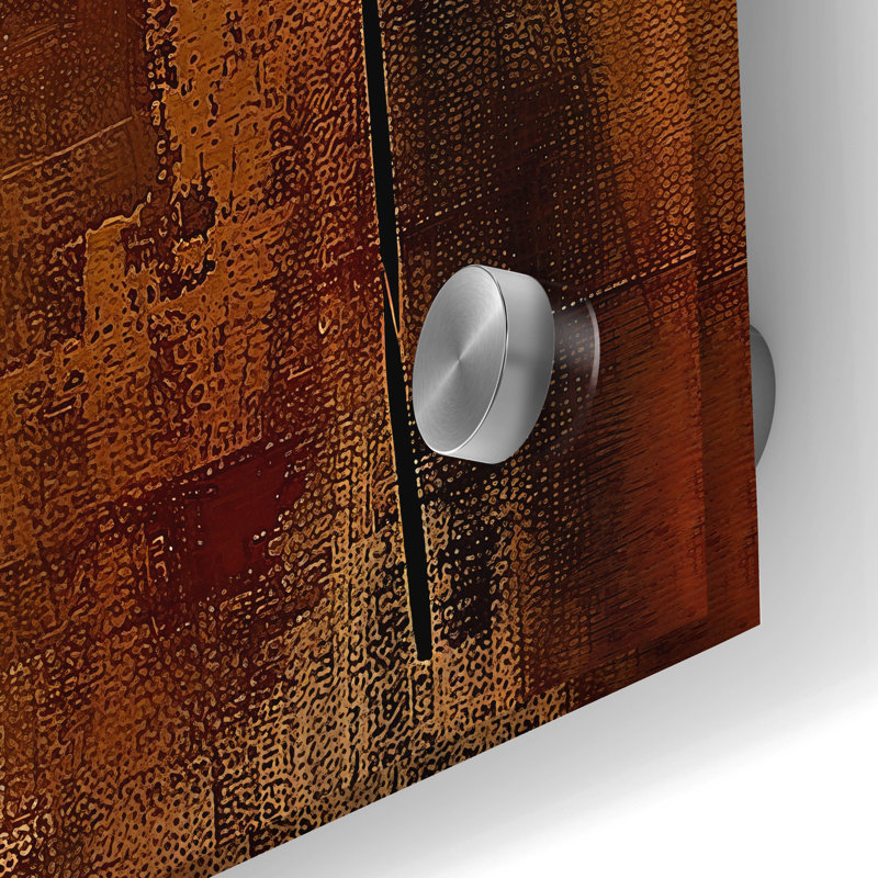 «Brown Horse» par Andreas Magnusson, art mural en verre acrylique, H 36 po x l 24 po x P 0,2 po