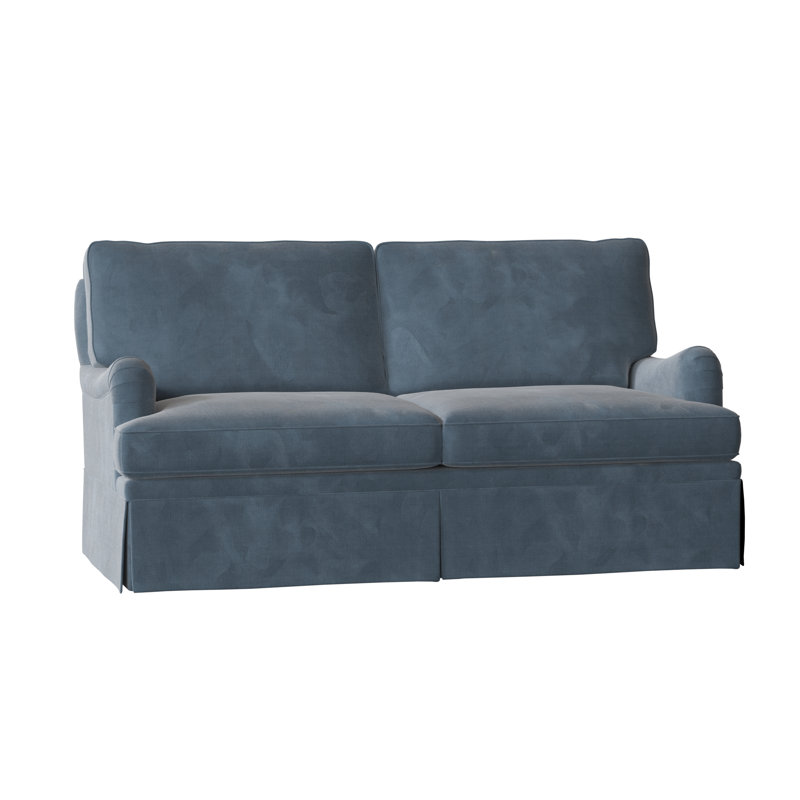 London Cotton Sofa, Rylee Cadet, 96" W