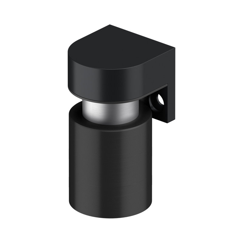 Deltana MDHMU19 MODERN MAGNETIC DOOR HOLDER 2" in Paint Black, Matte Black