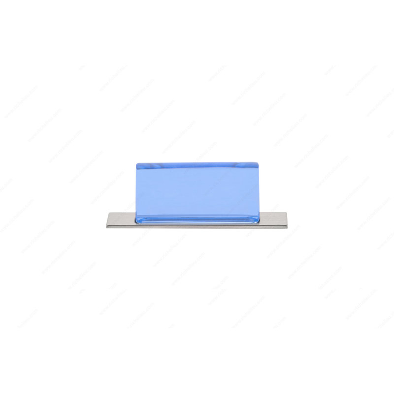 Poignée barre 1 1/4" au centre Inspiration, Bleu clair