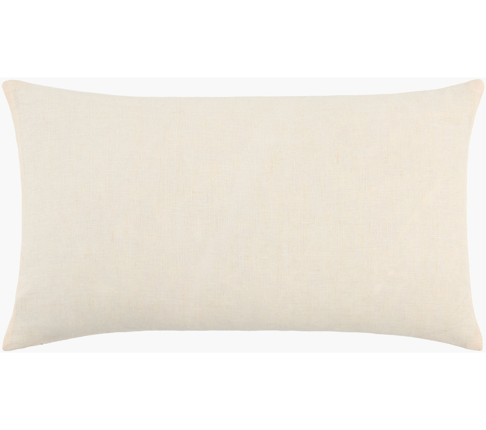 Lanie 7" x 21" Linen Pillow Cover, Beige, Cover Only