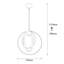 Luminaire suspendu sphère 1 lumière Halden-1565986878