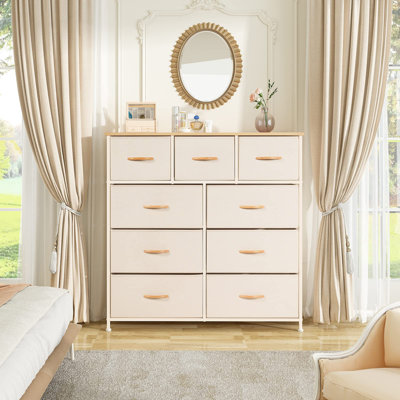 Barley 100cm W 9 - Drawer Chest of Drawers