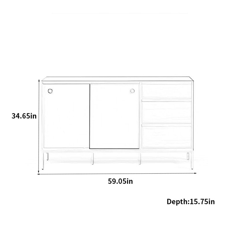 Nordic Retro Sideboard