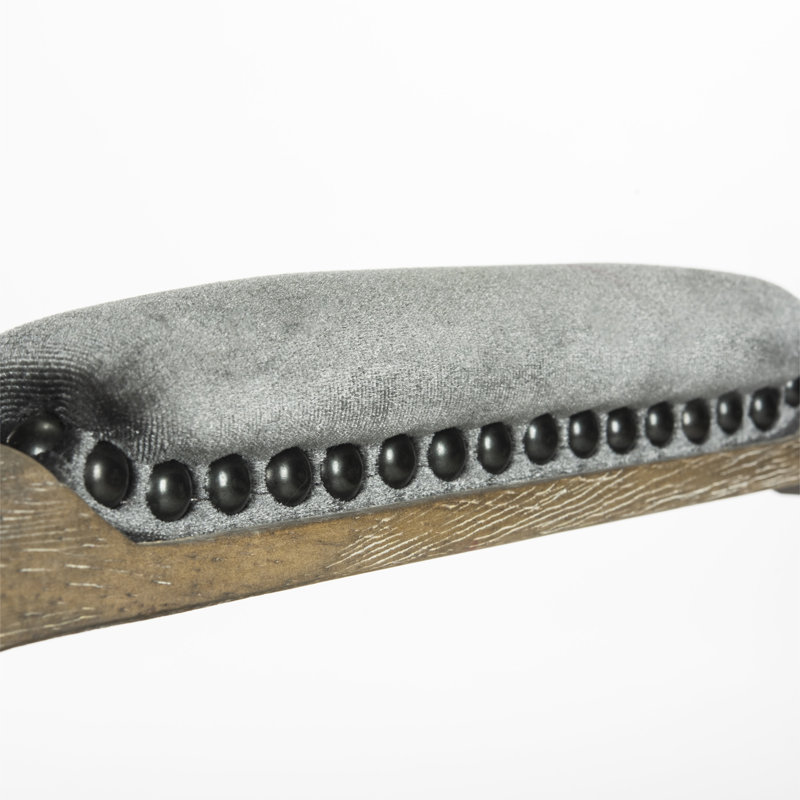 Banc rembourré Mcateer, Gris