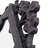 Cast Iron Soap Dish With Mirror And Ornate Scrollwork-119451380