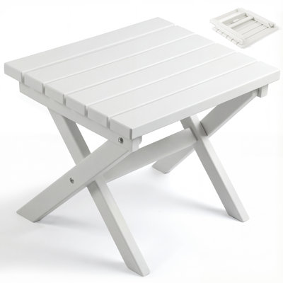 HDPE Patio Folding Outdoor Side Table