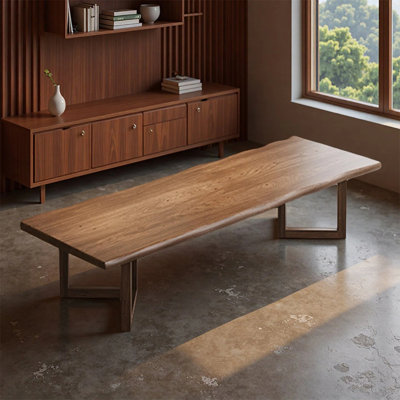 Table de conférence simple en bois massif haut de gamme