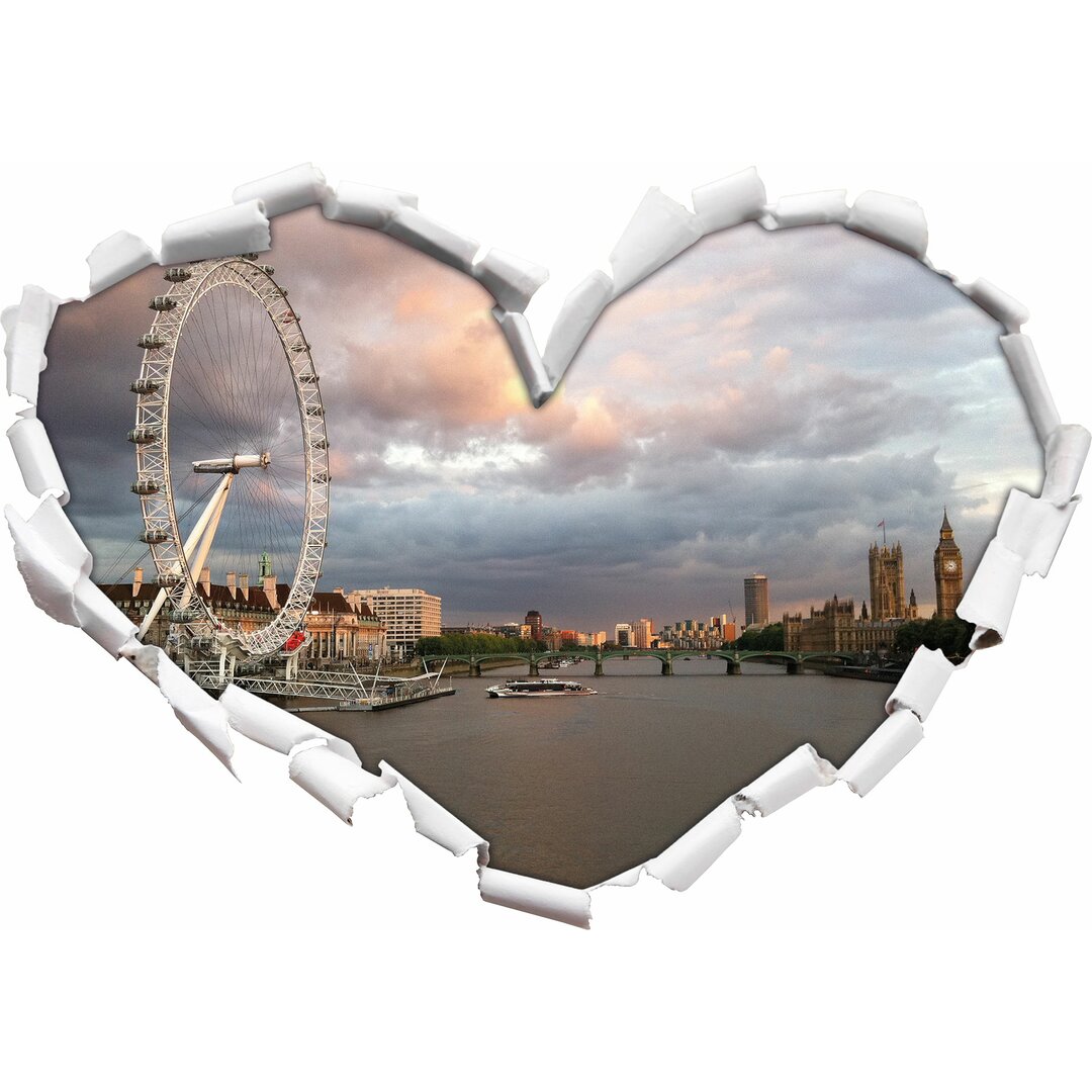 Wandtattoo Riesenrad, London Eye