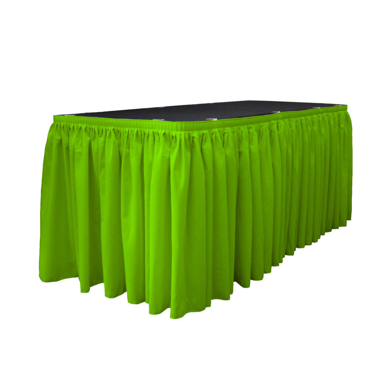 Table Skirt, Lime, 168" L x 29" W