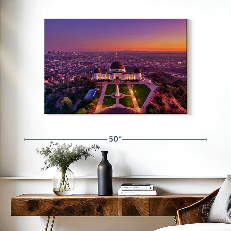 Sireci Griffith Observatory, 26" H x 39" W