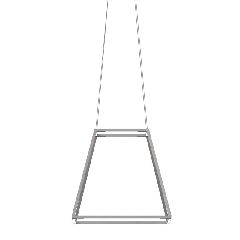 Z-Bar 1 - Light LED Pendant, Silver