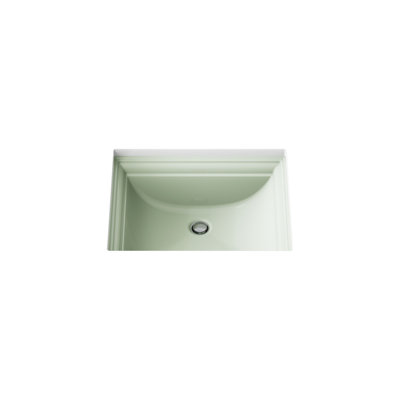 Memoirs® Vitreous China Rectangular Undermount Bathroom Sink with Overflow