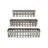 3‑Piece Open Weave Metal Baskets
