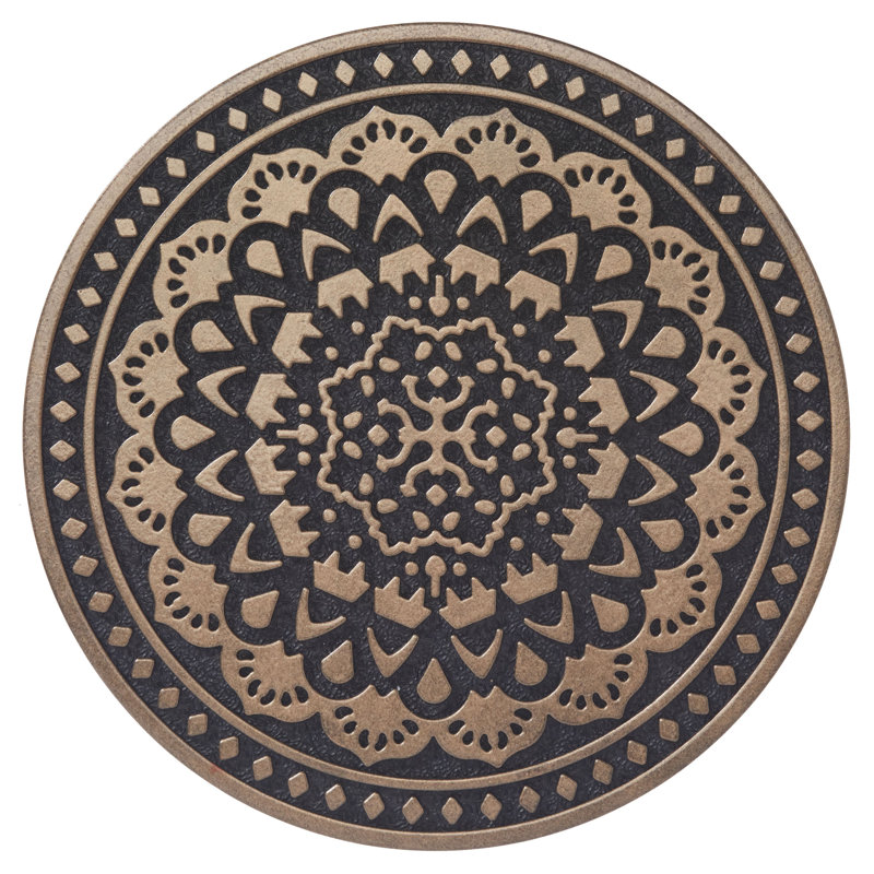 Mandala Rubber 3 Piece Stepping Stone Set