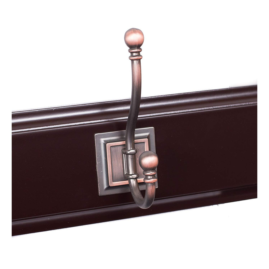 Wall 5 - Hook Wall Mounted Coat Rack BirdRock Home 