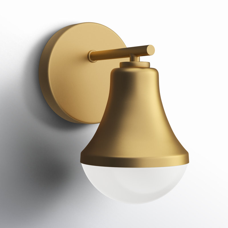 Christine Vanity Light, Lacquered Brass