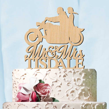 Amazon.com: UTF4C Funny Wedding Cake Topper Dirt Bike Cake Topper, Motorcycle  Cake Topper, Biker Cake Topper Personalized, Acrylic Cake Topper, Unique  Parties Cake Insert, CTS024 : Grocery & Gourmet Food