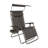  30" Wide XL Zero Gravity Outdoor Lounge Chair w/ Canopy, Gray