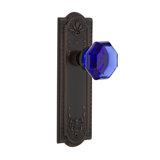 Meadows Plate with Waldorf Cobalt Door Knob