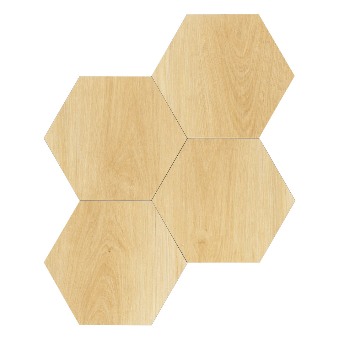 BaseCore HEX 12mil x 5.75" W Peel and Stick Vinyl Plank Flooring Lucida USA