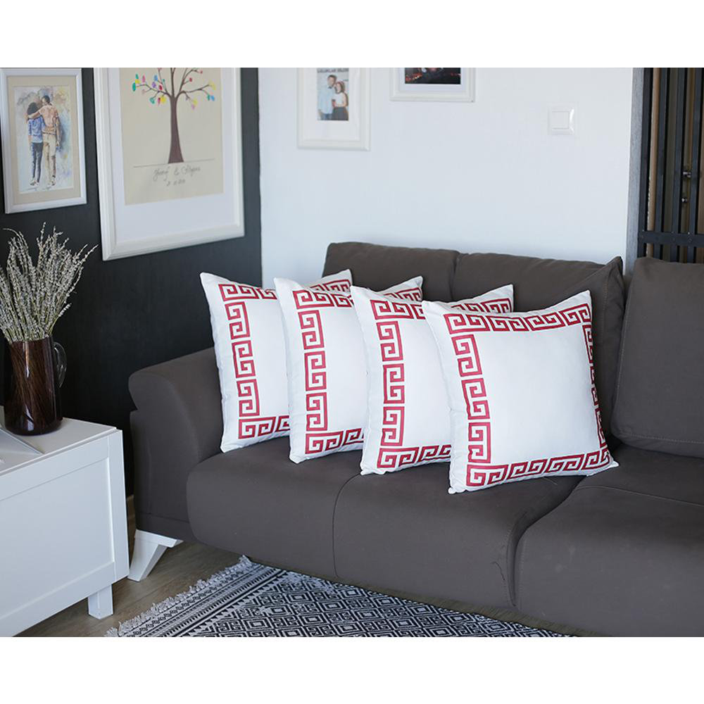 Square Throw Pillow Cover (Set of 4) Apolena 