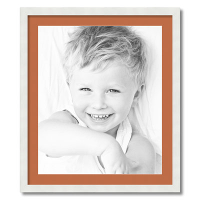 Wood Matte Picture Frame with Mat
