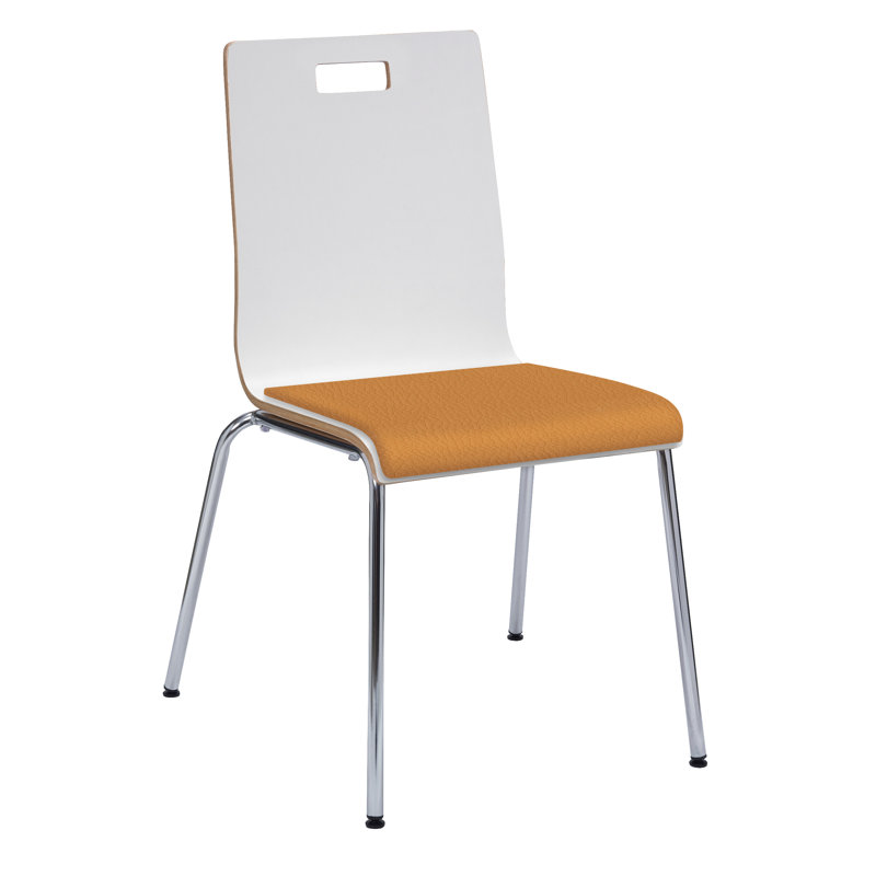 Chaise empilable Jive Series, Fiesta, Argent
