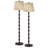 61'' Black/Expresso Traditional Floor Lamp